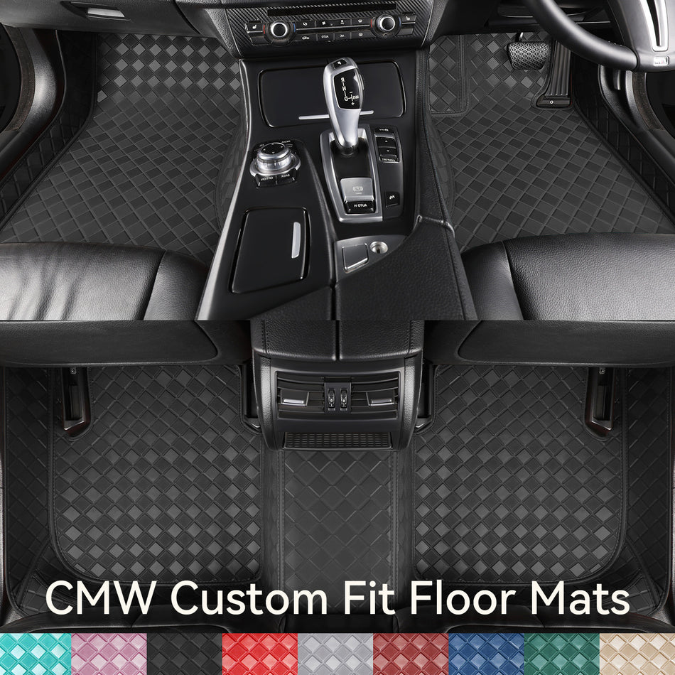 CarMatWorld Custom Car Floor Mats 3x3 Diamond Waterproof Floor Mats