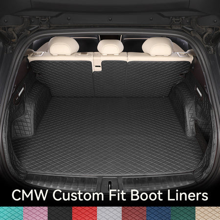 CarMatWorld Custom Car Boot Liners 3x5 Diamond Waterproof Boot Liners
