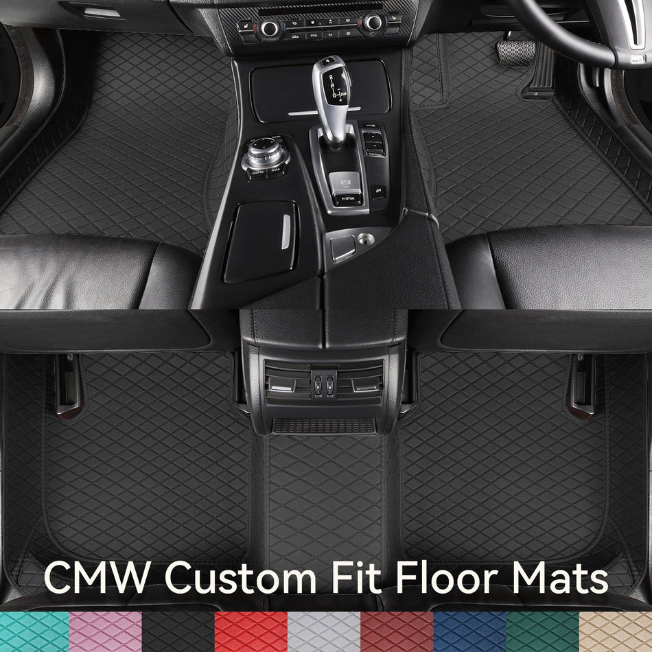 CarMatWorld Custom Car Floor Mats 3x5 Diamond Waterproof Floor Mats